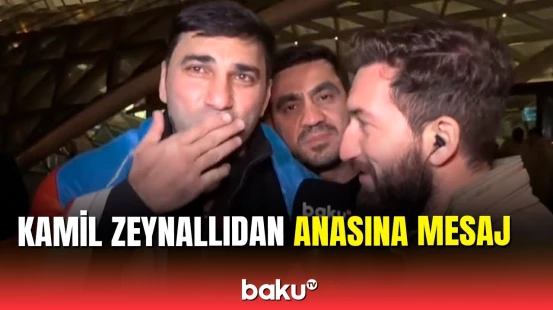 Kamil Zeynallı Baku TV kamerası ilə anasına mesaj göndərdi
