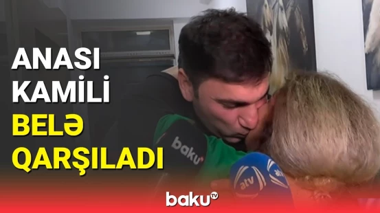Kamil Zeynallının anasına qovuşma anı | Təsirli görüntülər
