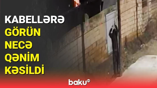 Kabel oğrusu ələ keçdi | Polisdən Hacıqabulda əməliyyat