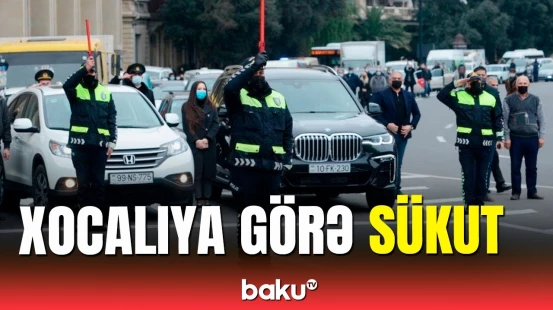 Xocalı qurbanlarının xatirəsi bir dəqiqəlik sükutla yad edildi