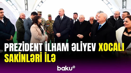 Prezident Xocalı sakinləri ilə görüş keçirdi