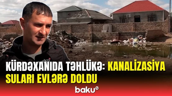 Zibil içində yaşamağa məcbur qalan sakinlərin etirazı | Kürdəxanıdan acınacaqlı görüntülər