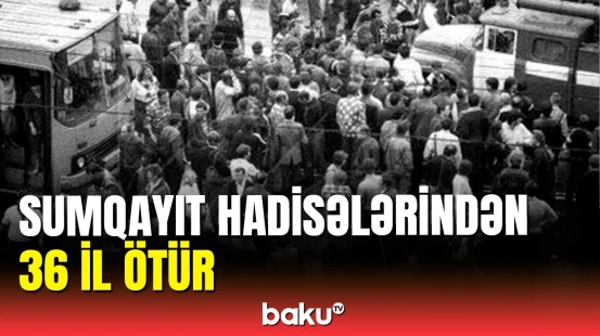 Ermənilərin təxribatı ilə törədilən Sumqayıt hadisələrinin ildönümü