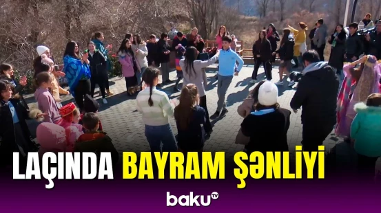 Laçında su çərşənbəsi münasibətilə şənlik keçirilib