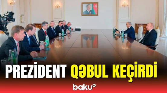 İlham Əliyev Alman İqtisadiyyatının Şərq Komitəsinin sədrini qəbul etdi