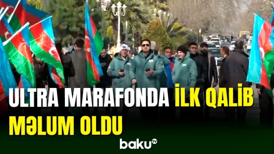 Xankəndi - Bakı ultra marafonunda ilk qalib müəyyənləşdi