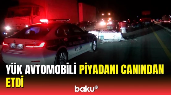 Kürdəmirdə baş verən yol qəzasında 1 nəfər həyatını itirib