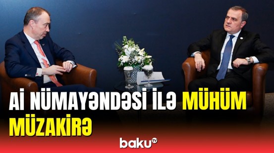 Ceyhun Bayramov Antalyada Aİ nümayəndəsi ilə görüşdü