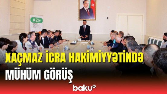 Xaçmaz icra başçısı bir qrup şəxsi fəxri fərmanla tərtib etdi