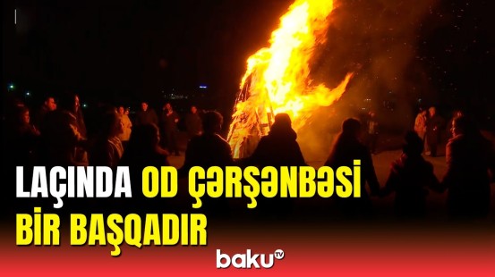 Laçında od çərşənbəsi xüsusi coşqu ilə qeyd edilib