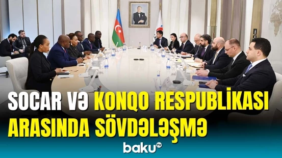 SOCAR-ın prezidenti Konqo Prezidentinin şəxsi nümayəndəsi ilə görüşüb