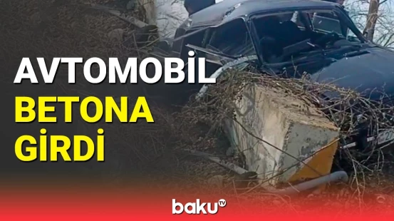 Xaçmazın Yalama kəndində ağır yol qəzası | Yaralanan var