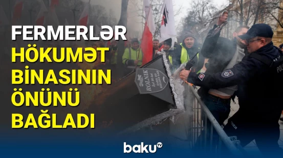Polislə etirazçı fermerlər üz-üzə | Polşada gərgin anlar