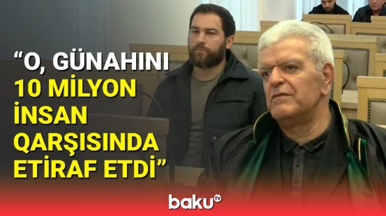 Nikosayağının vəkilindən təsirli çıxış | Məhkəmədən görüntülər