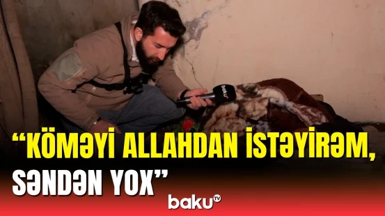 Dövlət qurumları küçədə qalan şəxslərə baş çəkdi