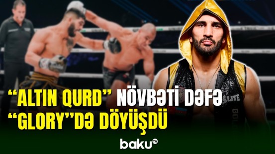 Bəhram Rəcəbzadə “Glory”də növbəti döyüşünü keçirdi