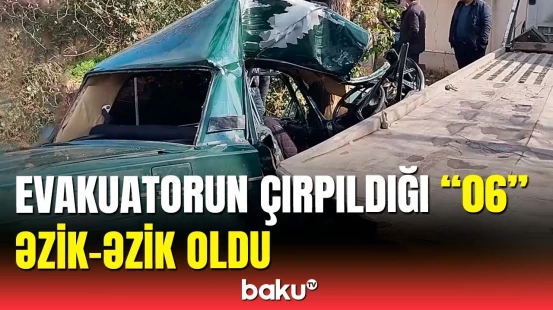Tanınmaz hala düşən "06"nın sürücüsü həlak oldu | Bərdə