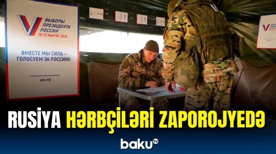 Rusiya hərbçiləri vaxtından öncə seçkilər üçün səs verdi