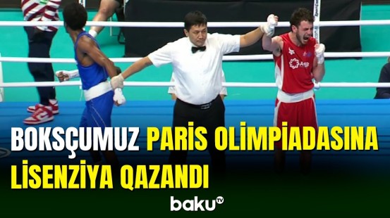 Boksçumuz Nicat Hüseynov Paris olimpiadasına lisenziya əldə edib
