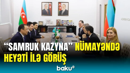 SOCAR “Samruk Kazyna” ilə növbəti birgə addımlarını müzakirə edib
