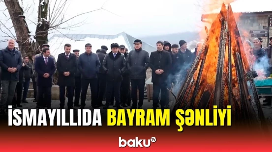 İsmayıllıda yel çərşənbəsi Novruz tonqalı ətrafında qeyd olundu