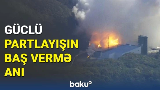 Yaponiyanın ilk özəl raketi buraxılan kimi partladı | Anbaan görüntülər