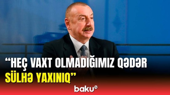 Prezident Azərbaycanda baş verənlərin lokal xarakter daşımadığını açıqladı