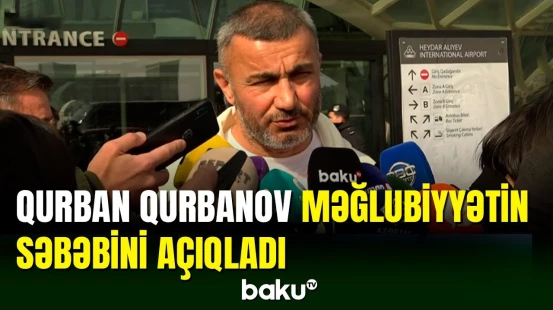 Qurban Qurbanov “Bayer”ə məğlubiyyətin səbəbini açıqladı