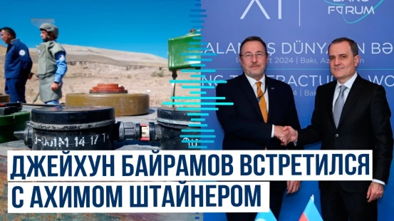 Глава МИД Азербайджана встретился с администратором программы развития ООН Ахимом Штайнером