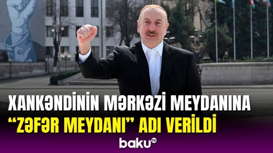 İlham Əliyev Azərbaycan xalqının Novruz bayramını Xankəndidən təbrik etdi