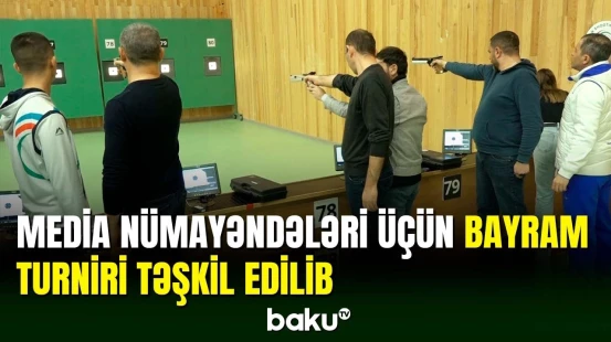 Jurnalistlər arasında Atıcılıq turniri keçirilib