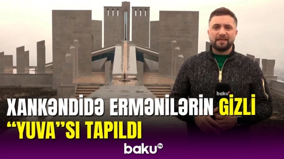 Baku TV ermənilərin Xankəndidəki gizli obyektində | Görün nələr var imiş