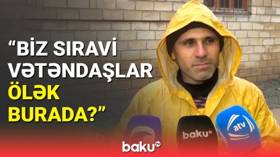 Bütün küçələrin suyu bura axır | FHN Gəncədə hansı tədbiri gördü?