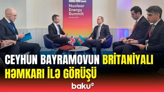 Nazir britaniyalı həmkarı ilə COP29-u müzakirə etdi