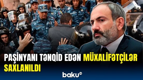 Ermənistan hökumətini tənqid edən aparıcılar polis bölməsinə aparıldı