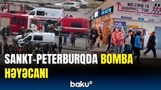 Rusiyada ticarət mərkəzi hədəfə alındı