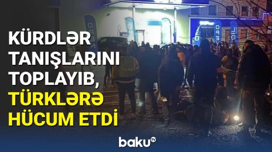 Belçikada kürdlər və türklər əlbəyaxa dalaşdı | Yaralananlar var