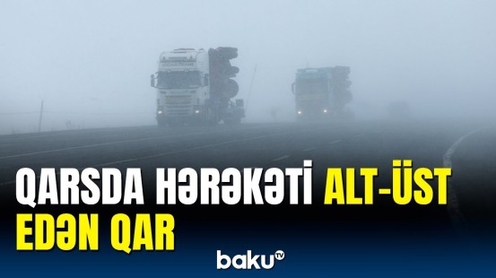 Qar və duman sakinlərin başını bəlaya saldı | Türkiyə