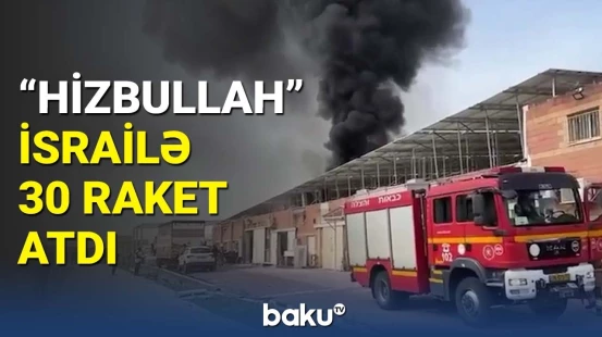 Raketlər İsraildə binanı dağıtdı, küçə çökdü | Ölən və yaralananlar var