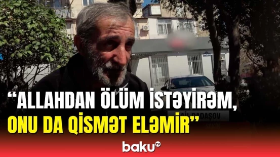“Baku TV” işıqlandırdı, küçədə yaşayan kişi sığınacağa yerləşdirildi