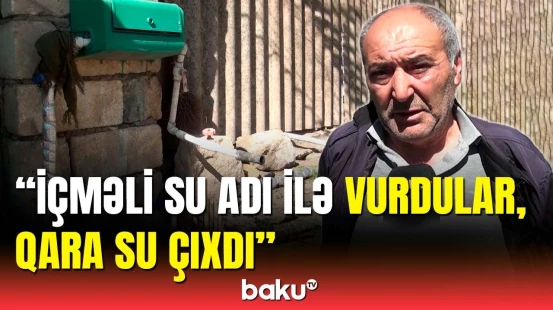 Pulu alırlar, suyu vermirlər | Tərtər sakinlərinin şikayətinə “Azərsu”dan cavab