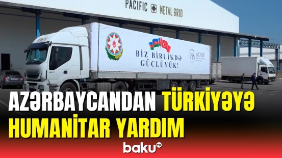 Malatyada zəlzələdə zərər çəkən ailələrə bu yardımlar göndərildi