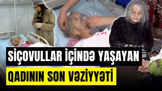 Övladlarının tərk etdiyi ananın vəziyyəti ağırlaşdı | Yardım edilən ana xəstəxanada