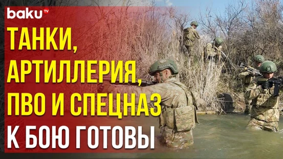 В Отдельной общевойсковой армии в Нахчыване проведены очередные командно-штабные учения