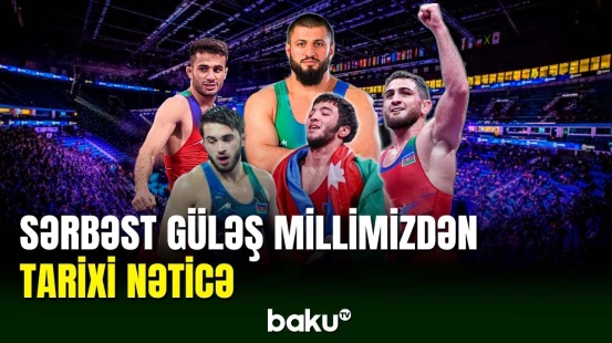 Sərbəst güləş millimiz tarix yazdı