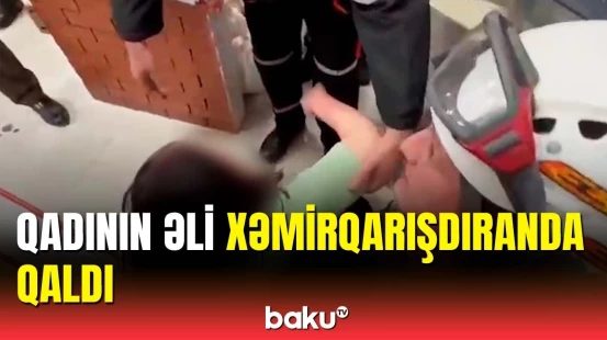 FHN əməkdaşları çətin vəziyyətdəki qadını belə xilas etdi