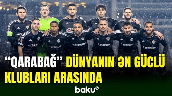 "Qarabağ" klubu dünya reytinqində irəliləyib