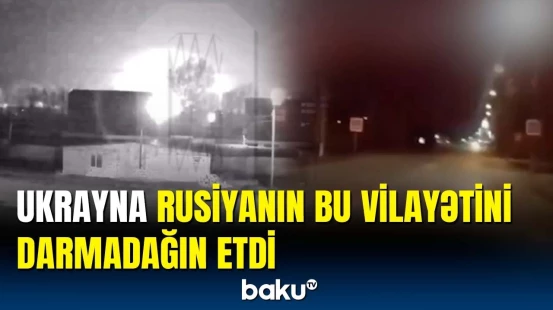 Ukrayna Rusiyaya PUA-larla zərbələr endirdi | Hərbi zavoda ziyan dəydi