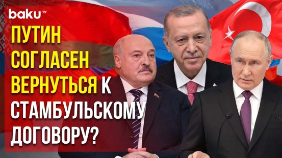 Лукашенко и Путин обсудили проект Стамбульского договора с Киевом