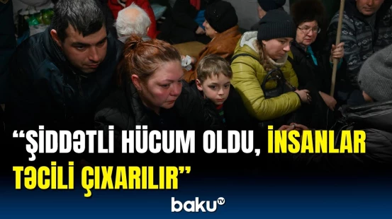 Rusiya dron və raketlərlə Xarkova hücum etdi | Əməkdaşımız son vəziyyəti açıqladı